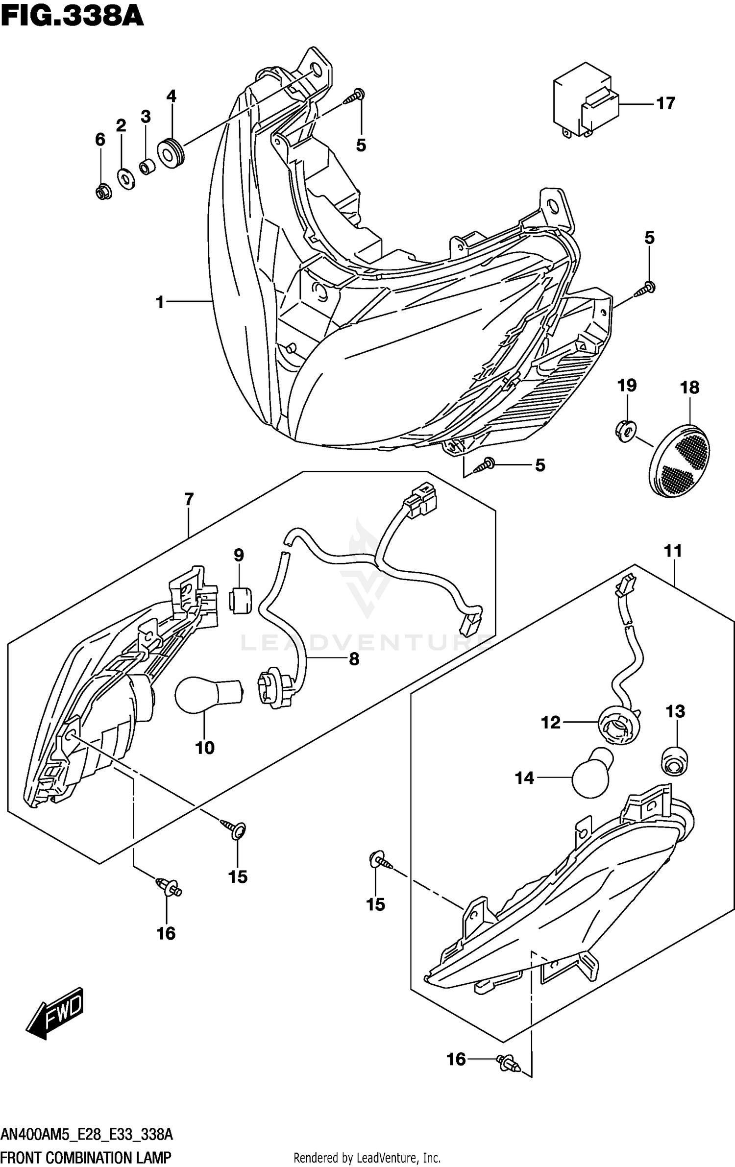 FRONT COMBINATION LAMP