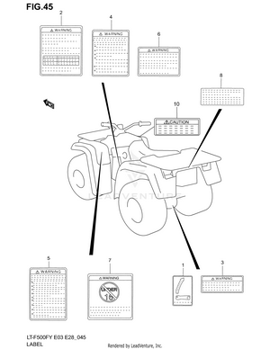 Label (model W) Schematic