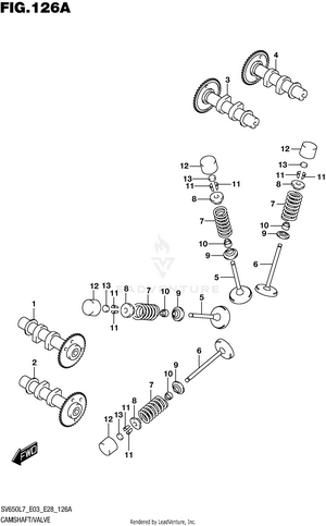 Camshaft/valve Schematic
