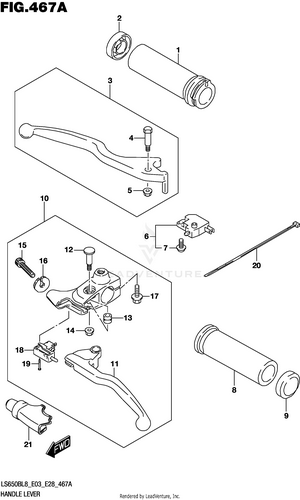 Handle Lever Schematic