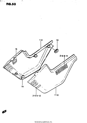 Frame Cover (gs1100ed) Schematic