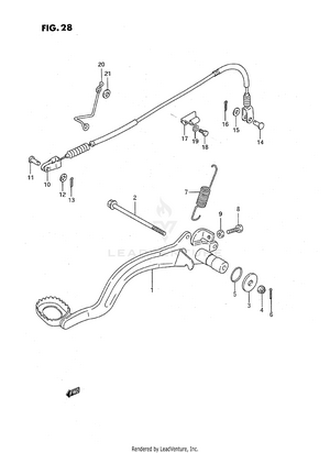 Rear Brake Schematic