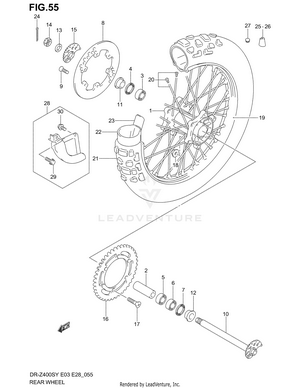 Rear Wheel Schematic