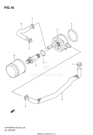 Oil Cooler Schematic