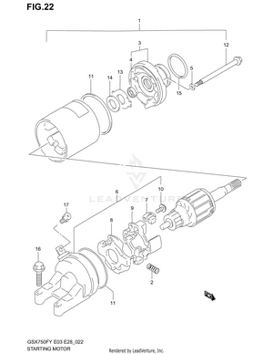 Starting Motor Schematic
