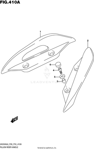 Pillion Rider Handle Schematic