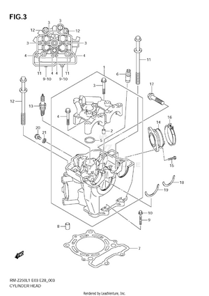 Cylinder Head Schematic