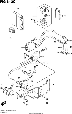 Electrical (sv650al7 E28) Schematic