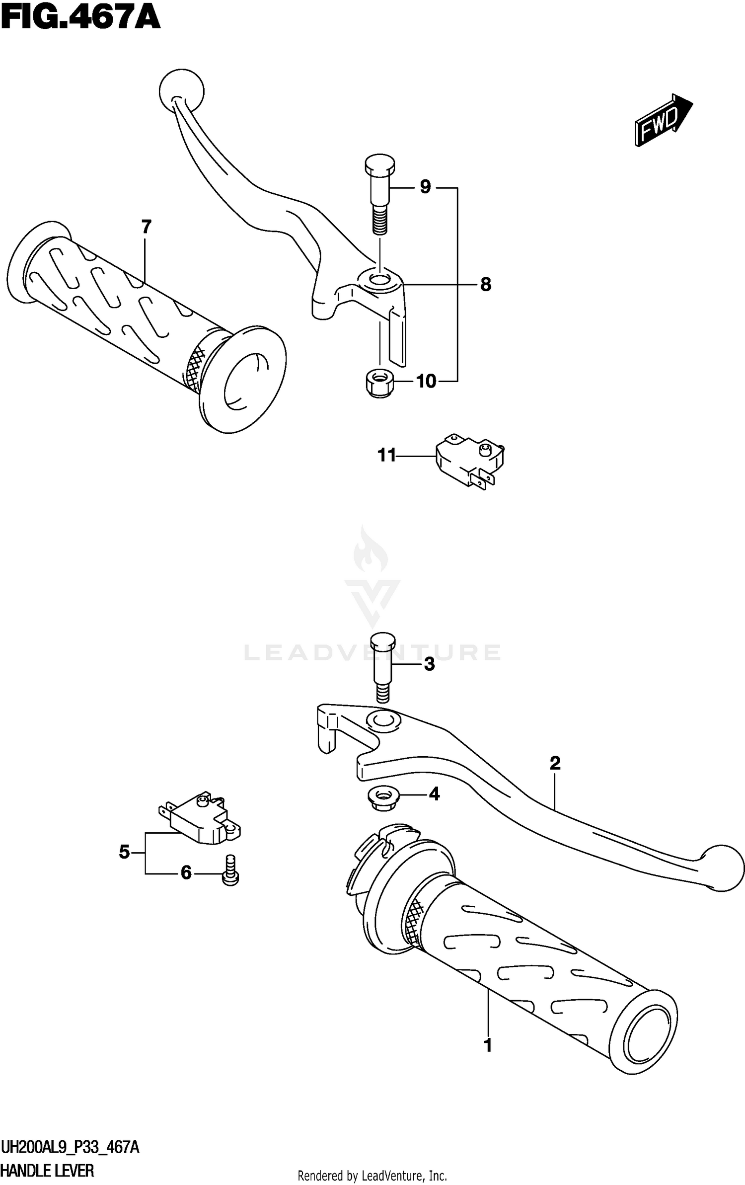 HANDLE LEVER