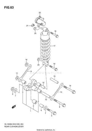 Rear Cushion Lever Schematic