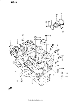 Cylinder Head Schematic