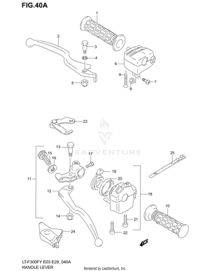 Handle Lever (model K2) Schematic