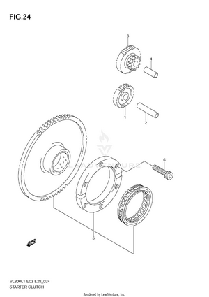 Starter Clutch Schematic