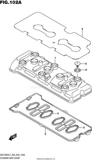 Cylinder Head Cover Schematic