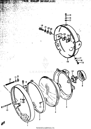 Headlamp (gs1000ec Schematic