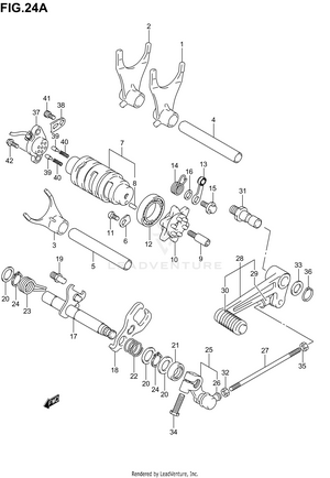 Gear Shifting (sv1000k3) Schematic