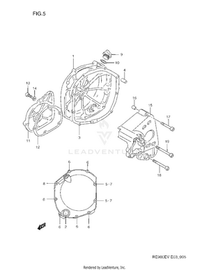 Crankcase Cover Schematic