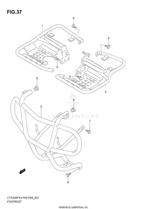 Footrest Schematic