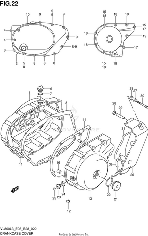 Crankcase Cover Schematic