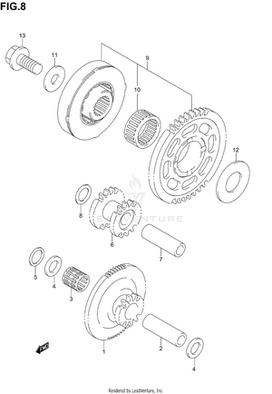 Starter Clutch Schematic