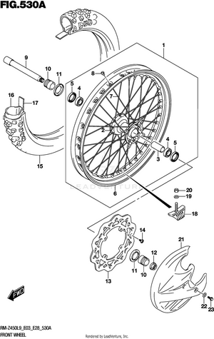 Front Wheel Schematic