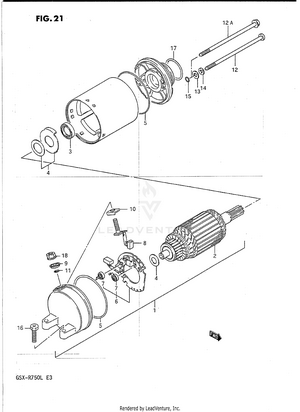 Starting Motor Schematic