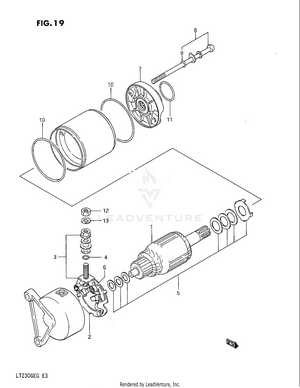 Starting Motor Schematic