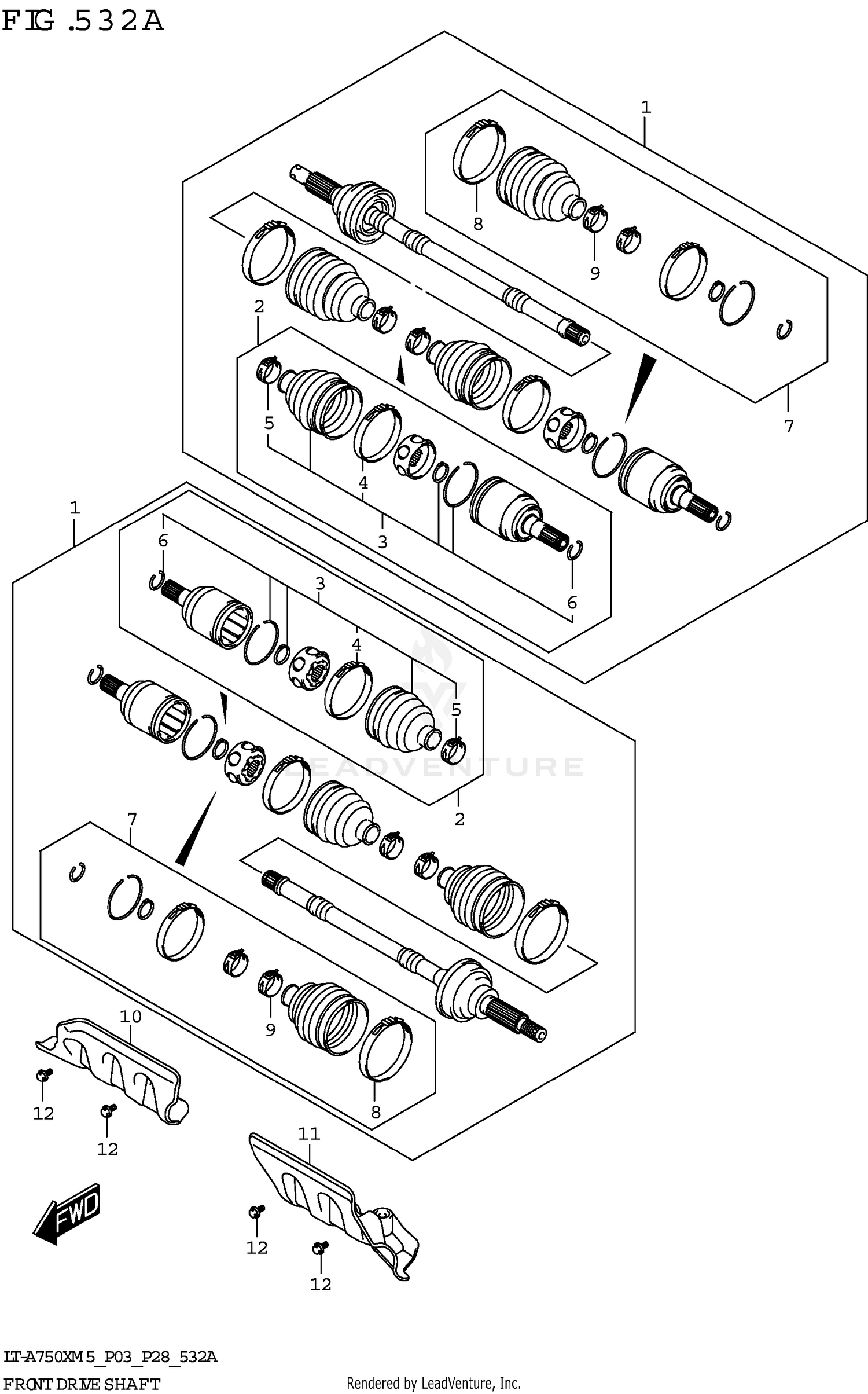 FRONT DRIVE SHAFT