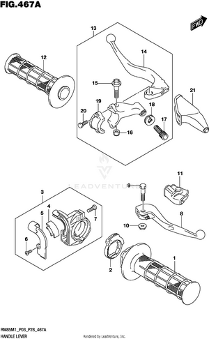 Handle Lever Schematic
