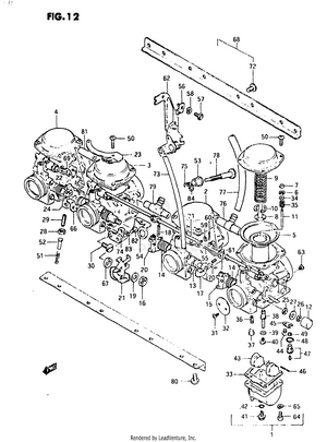 Carburetor (model X) Schematic