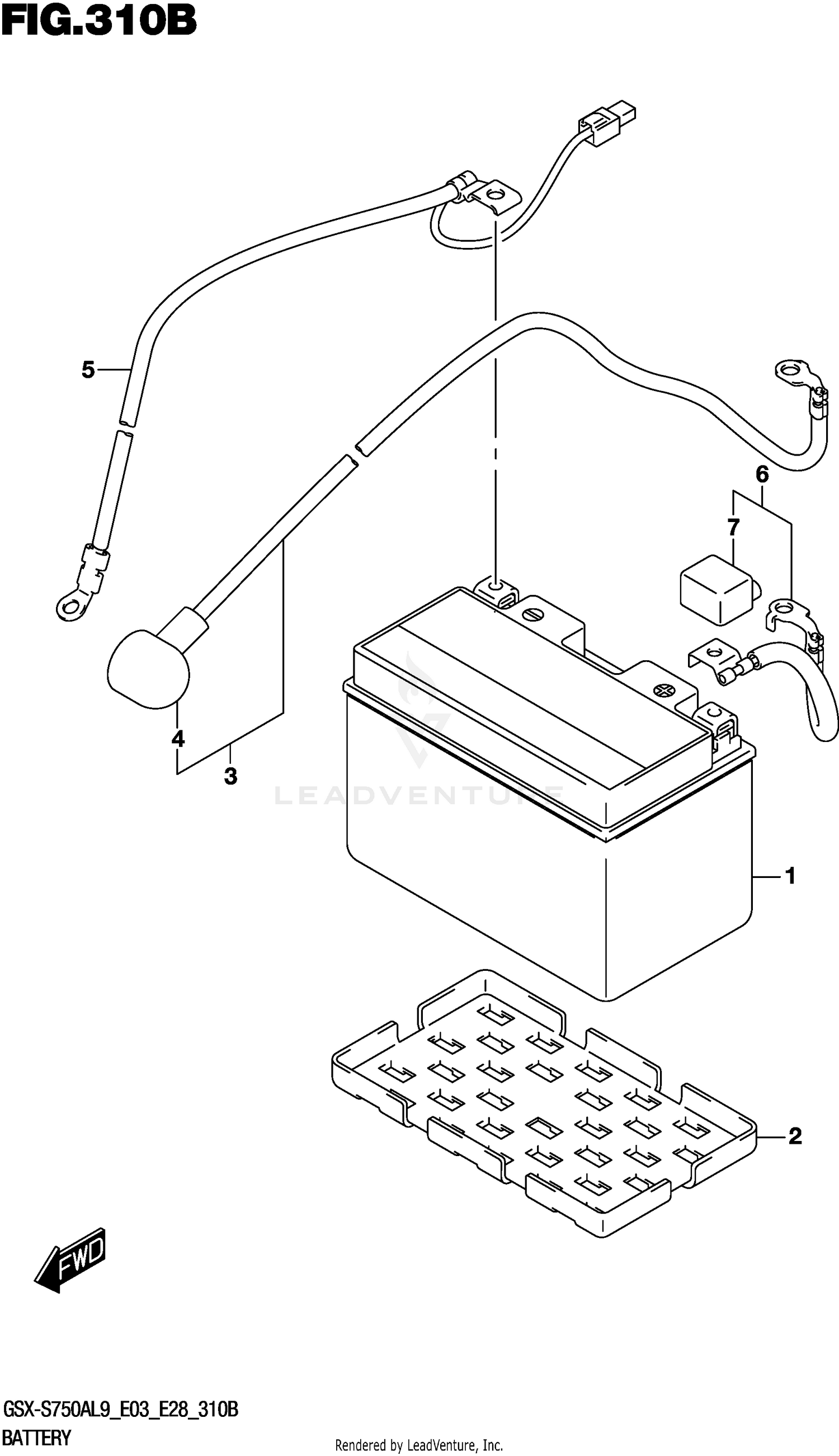 BATTERY (GSX-S750ZL9 E33)