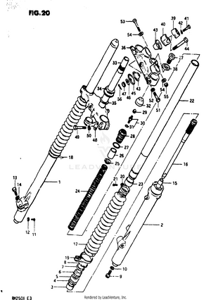 Front Fork Schematic