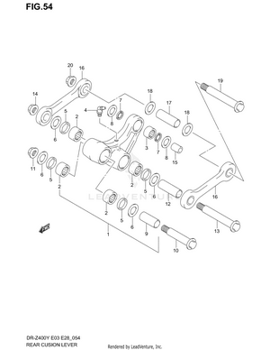 Rear Cushion Lever Schematic