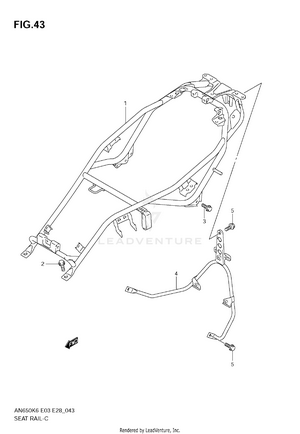 Seat Rail Schematic