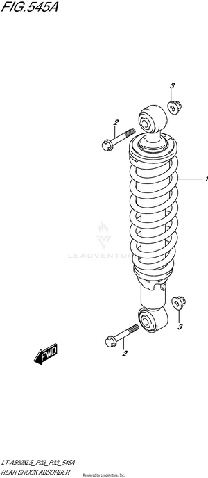 Rear Shock Absorber Schematic