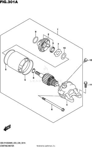 Starting Motor Schematic
