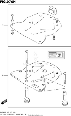 Optional (stopper Set Rear Box Plate) Schematic