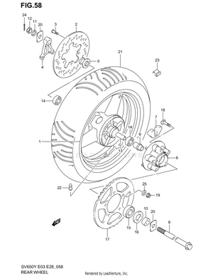 Rear Wheel Schematic