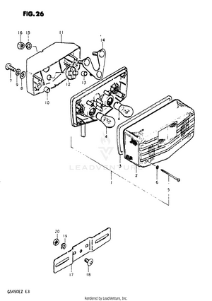 Rear Conbination Lamp Schematic