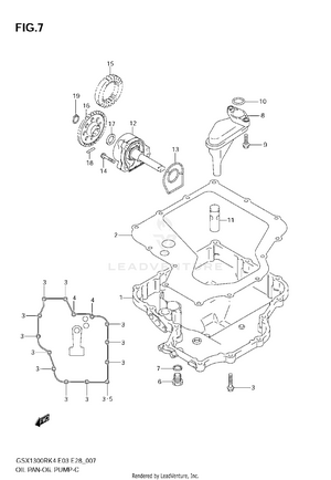 Oil Pan - Oil Pump Schematic