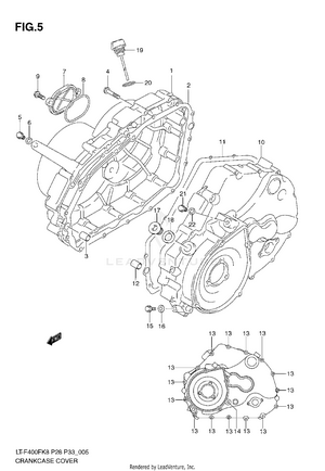 Crankcase Cover Schematic