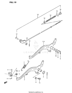 Rear Brake (g/h/j/k) Schematic