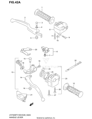 Handle Lever (model K2) Schematic