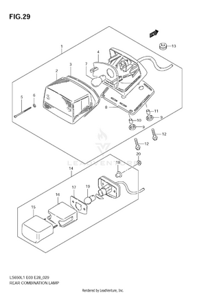 Rear Combination Lamp Schematic
