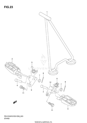 Footrest Schematic