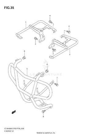 Footrest Schematic