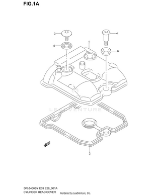 Cylinder Head Cover Schematic