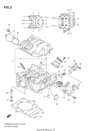 Cylinder Head Schematic