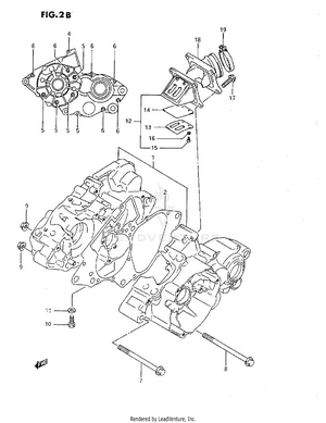 Crankcase (l/m/n/p/r) Schematic