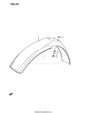 Front Fender Schematic